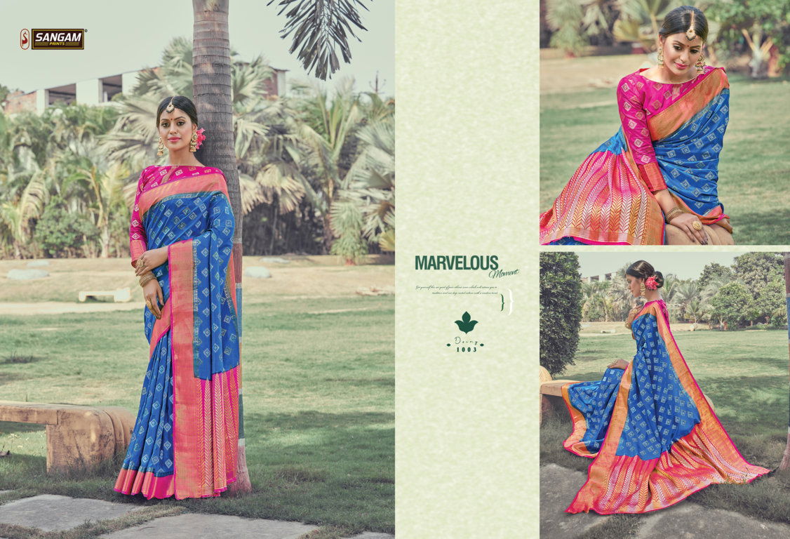 Sangam Asadhya Latest Fancy Designer  Festive Wear Pure Soft Silk Sarees Collection